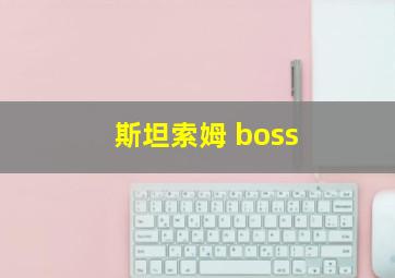 斯坦索姆 boss